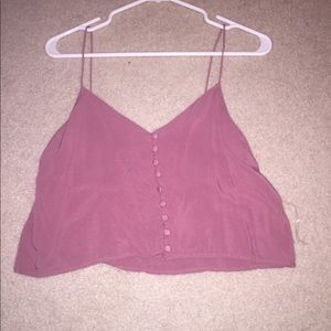 Button up crop top